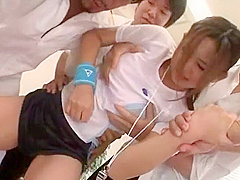 Incredible Japanese chick in Horny Group Sex JAV clip