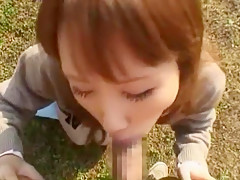 Incredible Japanese model LUNA in Hottest Outdoor, Blowjob/Fera JAV clip