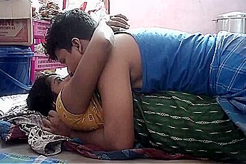 Indian House Wife Hot Kissing In Husband