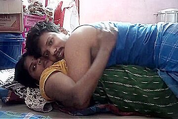 Indian House Wife Hot Kissing In Husband