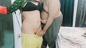 Indian Maid Fucked By Old Step daddy At Home