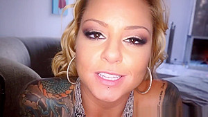 Inked Slut Jizz Faced Pov