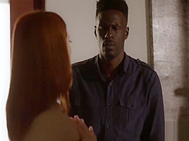 Interracial double penetration with Alex Harper