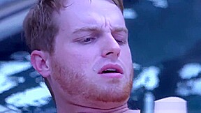 Interracial ginger twink rimmed before anal