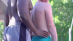 Interracial ginger twink rimmed before anal