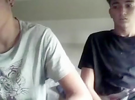 Italian cute friends show their hot asses dicks on cam