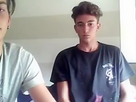 Italian cute friends show their hot asses dicks on cam