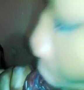 Jamaican girl sucking her come off my dick before going to work