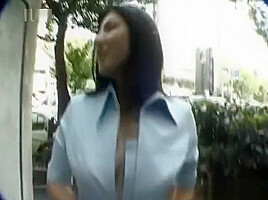 Japanese Cutie Sucks Random Guy's Schlong After Flashing