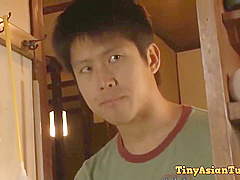 Japanese Housewife Caught Step son Masturbating - Milf