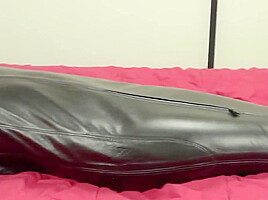 Japanese In Latex Bag