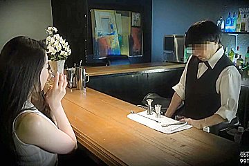 Japanese Slut Fucked At The Bar