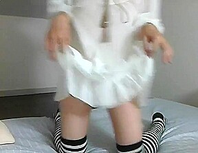 Japanese crossdresser masturbation series 2