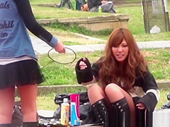 Japanese hotties watched secretly