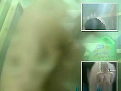 Japanese teen 18+ takes shower