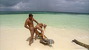 Jennifer Love - Has Amazing Sex On A Beautiful Deserted B