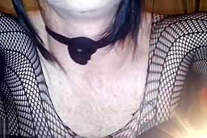 Jenny deepthroats on big black dong