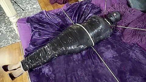 Jj Plush Mummified In Bedroom