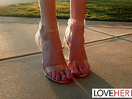 Joi Foot Tease With With Hayley Reed