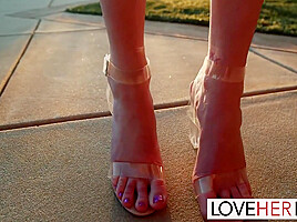 Joi Foot Tease With With Hayley Reed