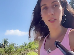 Katty West - Crazy Cumwalk In Amazing Place Full Of People Almost Caught 12 Min