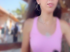 Katty West - Crazy Cumwalk In Amazing Place Full Of People Almost Caught 12 Min