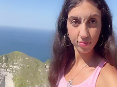 Katty West - Crazy Cumwalk In Amazing Place Full Of People Almost Caught 12 Min