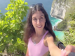 Katty West - Crazy Cumwalk In Amazing Place Full Of People Almost Caught 12 Min