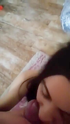 Katya sucks cock after work