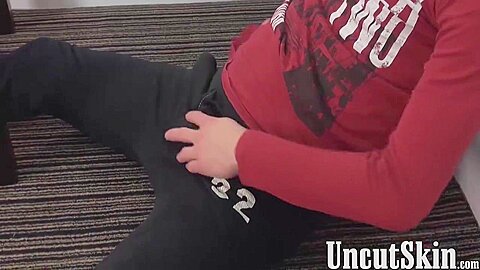 Kinky Twink Chav Jerks Off His Trimmed Cock And Ejaculates