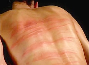 Kinky bitches enjoying BDSM caning and spanking