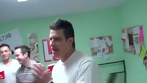 Kinky college guys have hardcore anal sex in the dorm room
