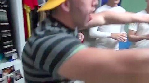 Kinky college guys have hardcore anal sex in the dorm room