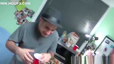 Kinky college guys have hardcore anal sex in the dorm room
