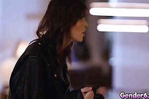 Korra Del Rio And Joel Someone - Blowjob Karra Del Rio While Fingering Her