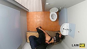 LAW4k Extravagant whore Nicole Love gets caught but she manages to escape
