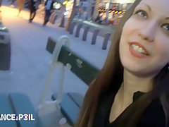 La France A Poil - Random Hot Chick Fucks Camera Man Po