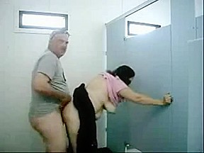 Lad Bonks A Granny In Public Toilets