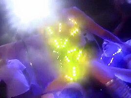 Laser Led Show - Capitano Eric Fuck in stage of Alicante