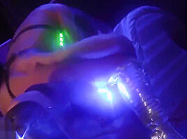 Laser Led Show - Capitano Eric Fuck in stage of Alicante