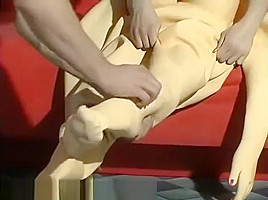 Latex Doll suit girl transformation