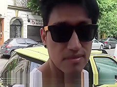 LatinLeche - Cute Latino Stud Is Convinced To Suck Uncut Coc