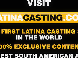 Latina Casting - Sultry Model In Red Lingerie Fucked By Big Dick Agent