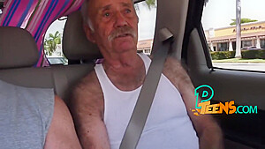 Latina teen 18+ Gangbanged By Elderly Studs