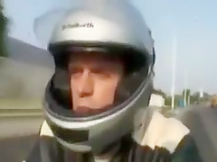 Leather Biker on Tour