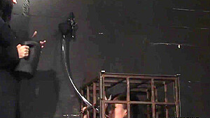 Lesbian Slaves Drinking Piss In Dungeon