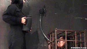 Lesbian Slaves Drinking Piss In Dungeon