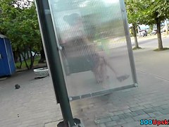 Looking up skirts in the street