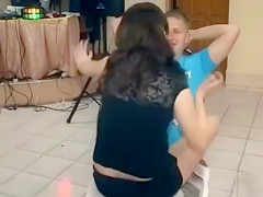 Lovely bridesmaids learn to give lap dances in class