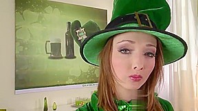Lucie Wilde with hot huge melons taking in masturbation action